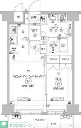セジョリ墨田EASTIIIの物件間取画像